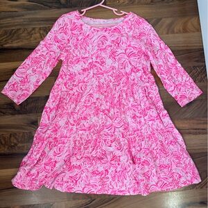 Lilly Pulitzer Pink Patterned Kids Dress